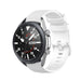 Samsung Galaxy Watch 3 45mm Luxus Silikonarmband (Weiß)
