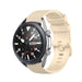 Samsung Galaxy Watch 3 45mm Luxus-Silikonarmband (Beige)