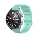 Samsung Galaxy Watch 3 45mm Luxus-Silikonarmband (Aqua)