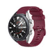 Samsung Galaxy Watch 3 45mm Luxus Silikonarmband (dunkelRot)