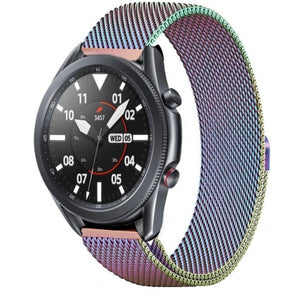 Milanese Strap, on a watch, 3/4 front view