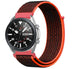 Samsung Galaxy Watch 3 45mm Nylonarmband (Schwarz/Orange)