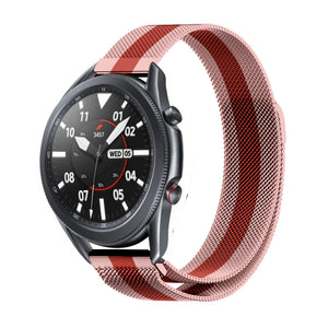 Samsung Galaxy Watch 3 45mm Milanese Armband (Rot/Rosa)
