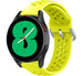 Samsung Galaxy Watch 4 - 40mm Silikonarmband mit Löchern (Gelb)