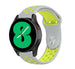 Samsung Galaxy Watch 4 - 40mm Sportarmband (Grau/Gelb)