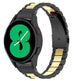 Samsung Galaxy Watch 4 - 40mm Stahlgliederband (Schwarz/Gold)