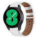 Samsung Galaxy Watch 4 - 44mm Lederarmband (weiß)