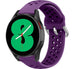 Samsung Galaxy Watch 4 - 44mm Silikonarmband mit Löchern (Lila)