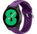 Samsung Galaxy Watch 4 - 44mm Silikonarmband mit Löchern (Lila)