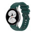 Samsung Galaxy Watch 4 - 44mm Silikonarmband (Dunkelgrün)