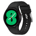 Samsung Galaxy Watch 4 - 44mm Silikonarmband Perfect Fit (Schwarz)