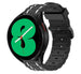 Samsung Galaxy Watch 4 44mm Silicone Strap Tough (Black/White)