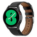 Samsung Galaxy Watch 4 - 44mm Lederarmband (schlankes Schwarz)