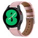 Samsung Galaxy Watch 4 44mm Leather Strap (Pink)