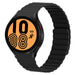 Samsung Galaxy Watch 4 44mm Magnetisches Silikonarmband (Schwarz)