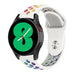 Samsung Galaxy Watch 4 - 44mm Sportarmband (Weiß/Bunt)