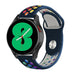 Samsung Galaxy Watch 4 44mm Sport Strap (Dark Blue/Rainbow)
