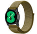 Samsung Galaxy Watch 4 - 44mm Nylonarmband (Olivgrün)