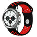 Samsung Galaxy Watch 4 - 44mm Sportarmband (Schwarz/Rot)