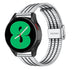 Samsung Galaxy Watch 4 - 44mm Edelstahl-Armband (Silber/Schwarz)
