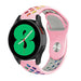 Samsung Galaxy Watch 4 44mm Sport Strap (Pink/Rainbow)