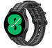 Samsung Galaxy Watch 4 - 44mm Nylon-Schnallenarmband (Schwarz/Grau)
