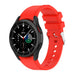 Samsung Galaxy Watch 4 Classic 42mm Silicone Strap Perfect Fit (Red)