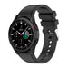 Samsung Galaxy Watch 4 Classic 42mm Silikonarmband Perfect Fit (Schwarz)