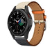 Samsung Galaxy Watch 4 Classic 42mm Lederarmband (Weiß/Dunkelblau)
