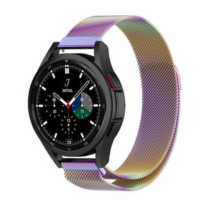 Milanese Strap, on a watch, 3/4 front view