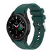 Samsung Galaxy Watch 4 Classic 46mm Silikonarmband (Dunkelgrün)