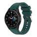 Samsung Galaxy Watch 4 Classic 46mm Silikonarmband (Dunkelgrün)