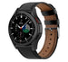 Samsung Galaxy Watch 4 Classic 46mm Lederarmband (schlankes Schwarz)