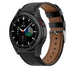 Samsung Galaxy Watch 4 Classic 46mm Lederarmband (schlankes Schwarz)