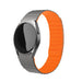 Samsung Galaxy Watch 4 Classic 46mm Magnetic Silicone Strap (Grey/Orange)