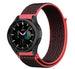 Samsung Galaxy Watch 4 Classic 46mm Nylonarmband (Schwarz/Rot)