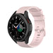 Samsung Galaxy Watch 4 Classic 42mm Luxus-Silikonarmband (Rosa)