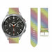 Samsung Galaxy Watch 4 Classic 42mm Glitzerlederarmband (Regenbogen)
