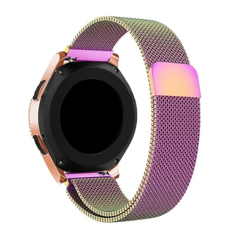 Milanese Strap, on a watch, 3/4 front view