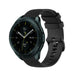 Samsung Galaxy Watch 42mm Luxus-Silikonarmband (Schwarz)
