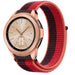 Samsung Galaxy Watch 42mm Nylonarmband (Kirschrot)