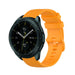 Samsung Galaxy Watch 42mm Luxus-Silikonarmband (Orange)