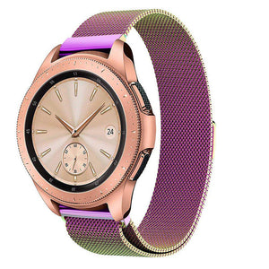 Milanese Strap, on a watch, 3/4 front view