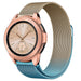 Samsung Galaxy Watch 42mm Milanese-Armband (Blau/Gold)