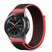Samsung Galaxy Watch 46mm Nylon Strap (Black/Coral)