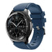 Samsung Gear S3 Classic / Frontier Silikonarmband (Dunkelblau)