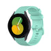 Samsung Galaxy Watch 5 - 40mm Luxus-Silikonarmband (Aqua)
