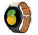 Samsung Galaxy Watch 5 - 40mm Lederarmband (Weiß/Dunkelblau)