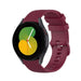 Samsung Galaxy Watch 5 - 40mm Luxus-Silikonarmband (DunkelRot)