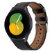 Samsung Galaxy Watch 5 - 40mm Lederarmband (glattes Schwarz)